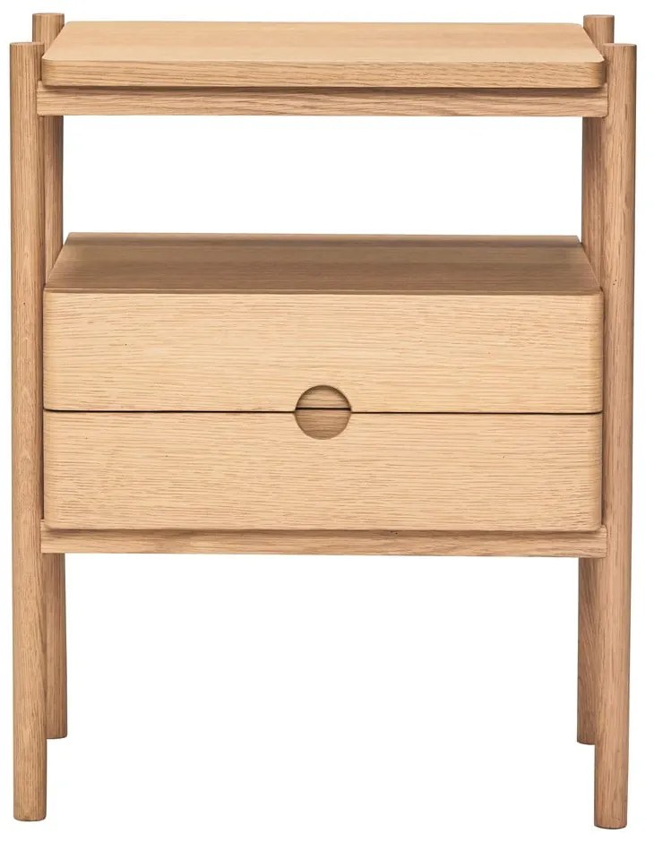 Nočný stolík v dekore duba v prírodnej farbe Appeal – Hübsch