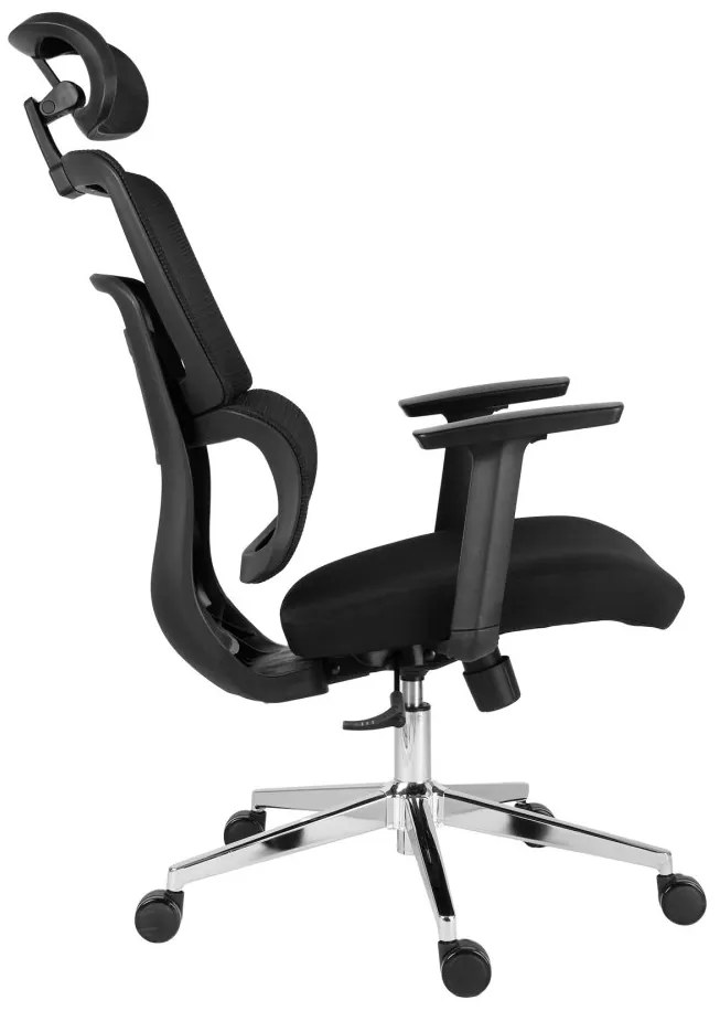 Kancelárska ergonomická stolička Neoseat GARY — čierna, nosnosť 150 kg