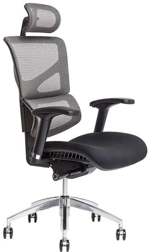 OFFICE PRO Manažérska kancelárska stolička MEROPE SP antracit šedá