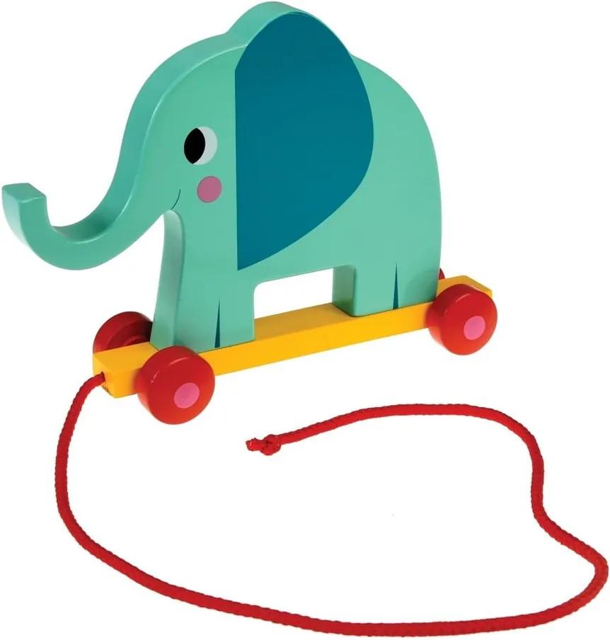 Drevená hračka Rex London Elvis The Elephant, dĺžka 18 cm