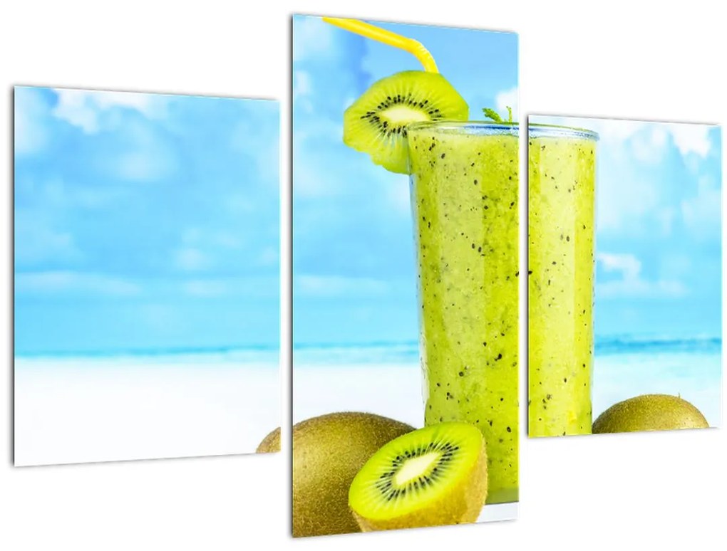 Obraz - kiwi smoothie (90x60 cm)