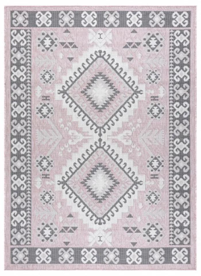 Kusový koberec Aztec ružový 140x190cm