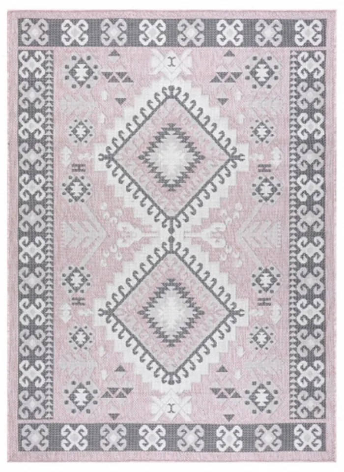 Kusový koberec Aztec ružový 80x150cm