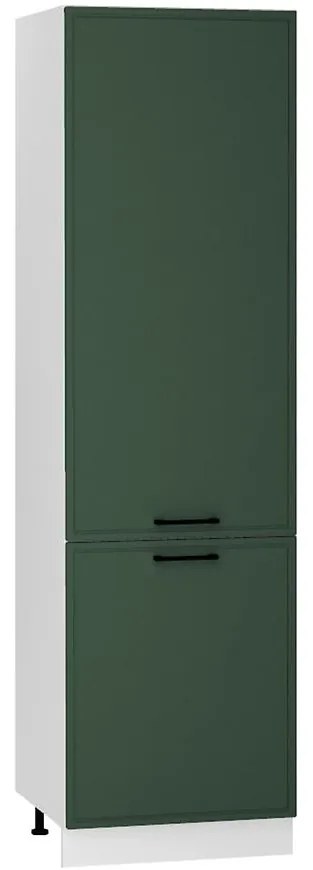 Kuchynská skrinka Emily D60LO 2133 PL 2FR zelená mat