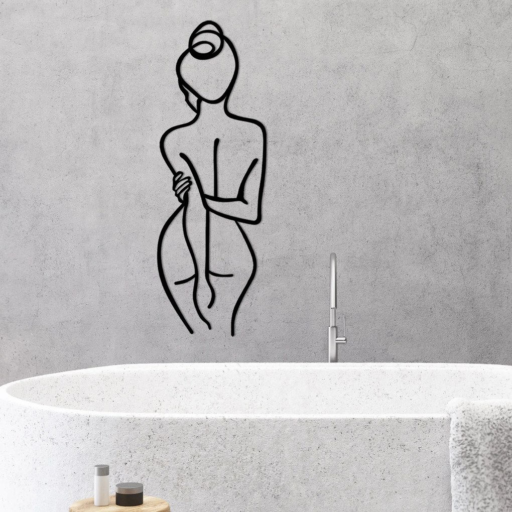 Nástěnná dekorace Woman Body černá