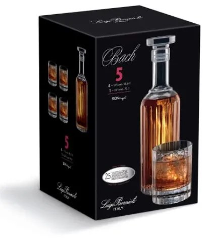 Luigi Bormioli BACH whisky set (1 + 4)