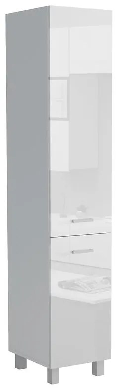 Kuchynská skrinka Lucjan 40DK 2F 2100 LUX biela