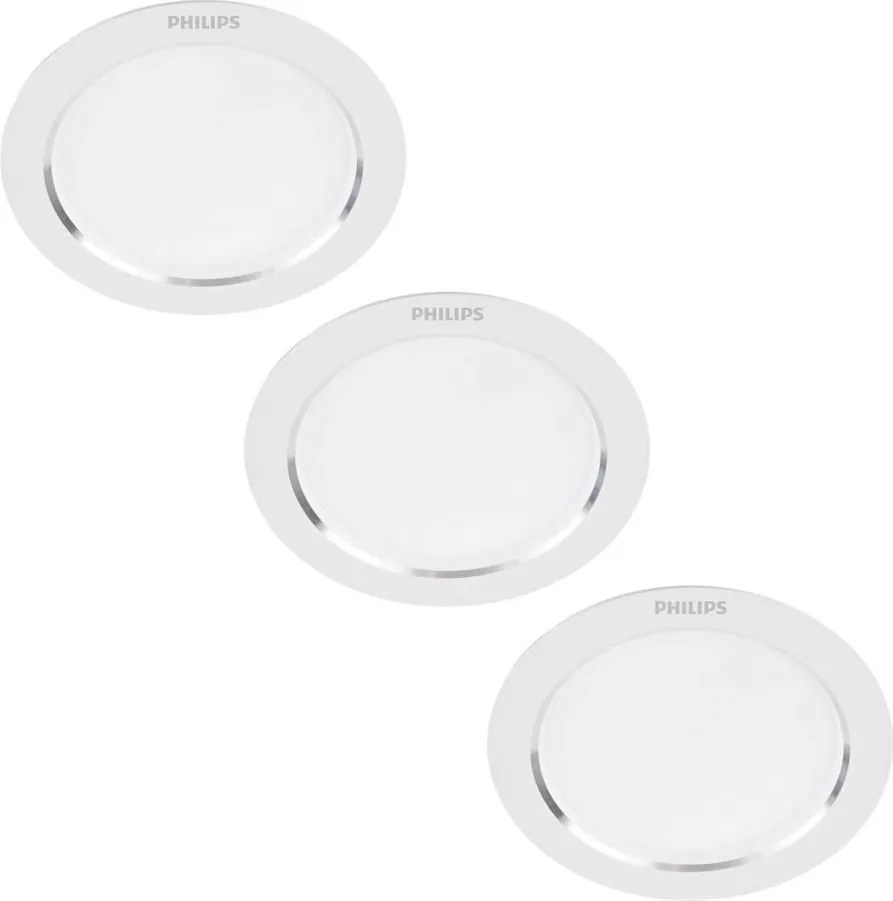 Philips - SADA 3x LED Podhľadové svietidlo DIAMOND LED/3,5W/230V 3000K
