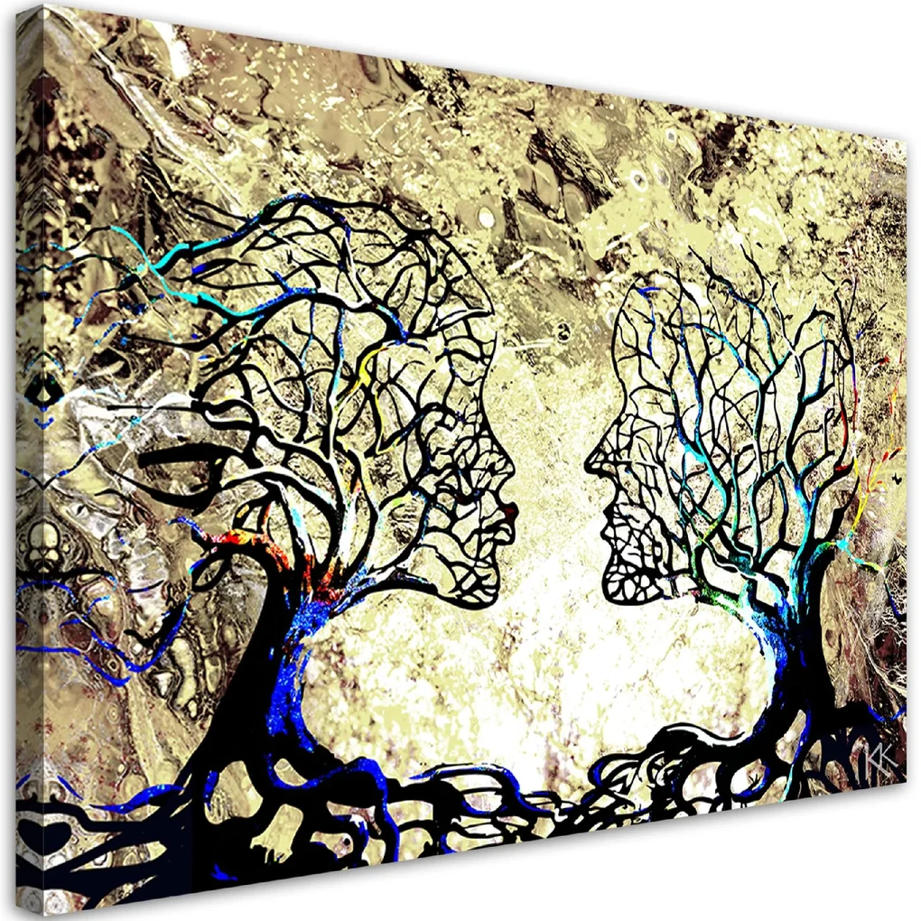 Gario Obraz na plátne Zamilované stromy Rozmery: 100 x 70 cm