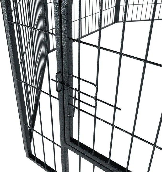 Kovová klietka pre šteniatka a malé zvieratá 80x60 cm,Ø210cm