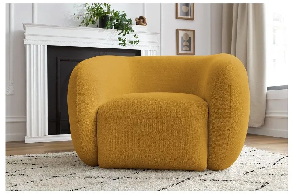 Žlté kreslo Celine – Bobochic Paris