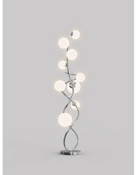 Wofi 3014-907 - LED Stojacia lampa NANCY 9xG9/3,5W/230V lesklý chróm