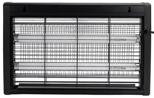 Brilagi - Elektrický lapač hmyzu 2xUV/18W/230V, do 100 m², čierny