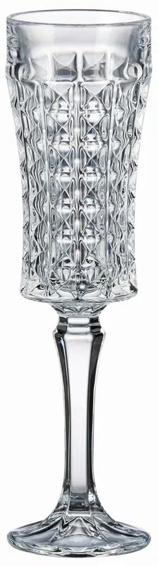 BOHEMIA DIAMOND POHÁR NA ŠAMPANSKÉ 120 ML SADA 6 KS