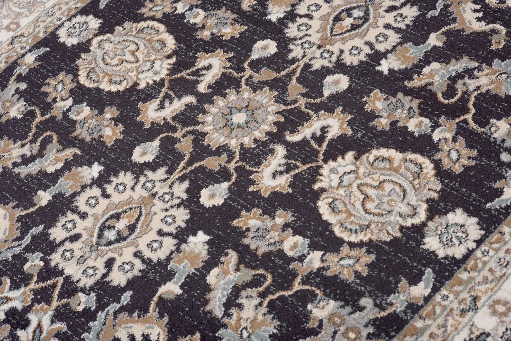 Koberec Dubai CHU antracitový obdĺžnikový – polypropylén Rozmer: 80x150 cm