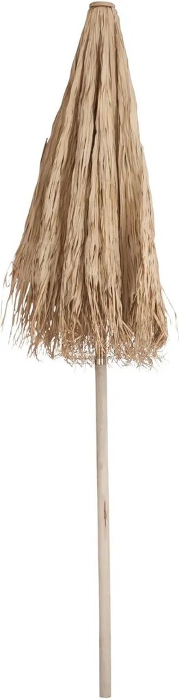 Prírodný slamený dekoračný slnečník Straw L - ∅ 290*240 cm