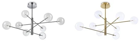 Ideal Lux - Náhradné tienidlo pre luster a lampu EQUINOXE, priemer 15 cm, číre