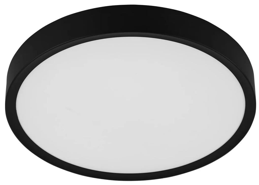 EGLO LED stropné svietidlo MUSURITA, 33,5W, teplá biela, 44cm, okrúhle, čierne