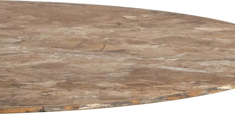 Keramický barový stôl Malta 105 cm béžový mramor
