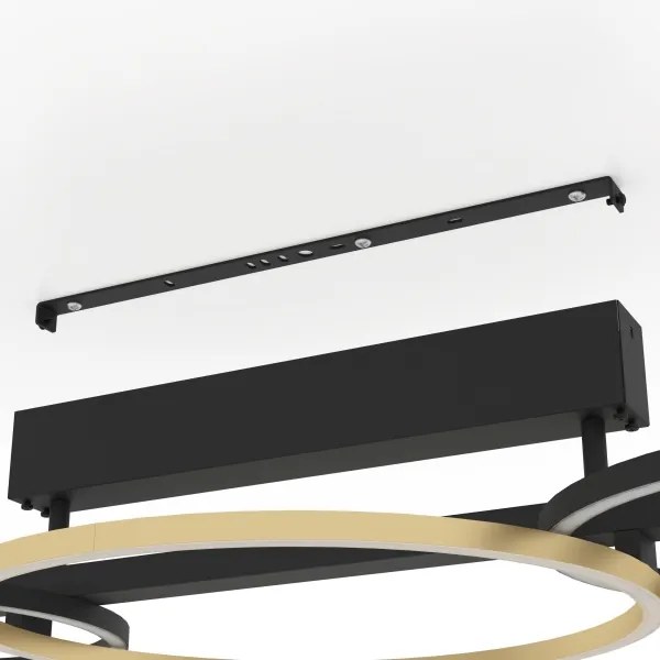 Eglo 390086-LED Stmievateľný prisadený luster LANACERA 2xLED/12,5W/230V +LED/15,5W