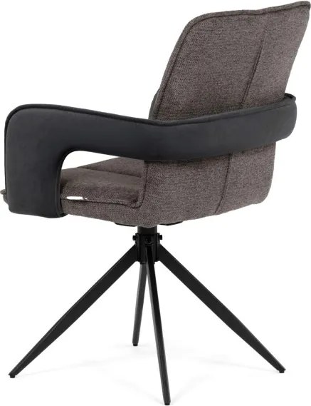 Jedálenská stolička otočná 180° DCH-F1146 GREY2 sivá
