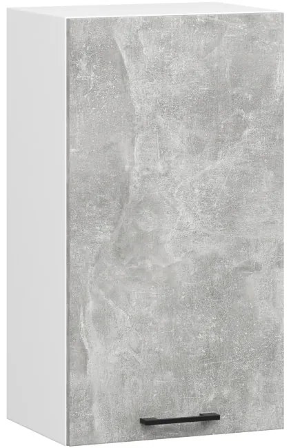 Horná kuchynská skrinka OLIWIA W40 H720 biela / betón