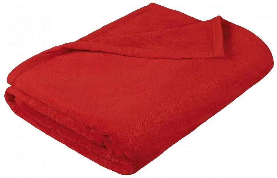 Brotex Mikro deka na dvojlôžko 200x230 cm Červená