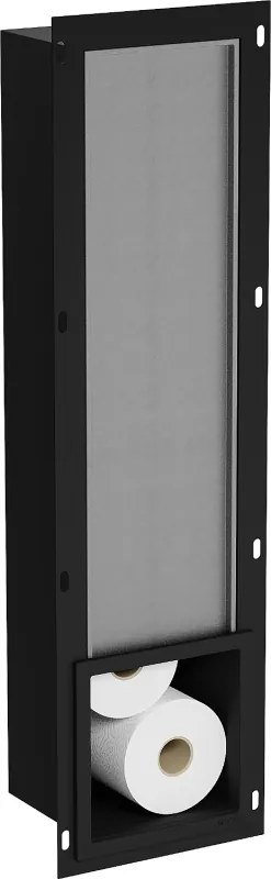 Mexen X-Wall-B zásobník toaletného papiera, Čierna - 1975