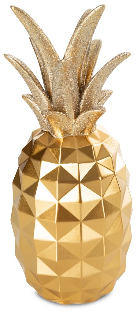 DEKORAČNÁ SOŠKA ESTEL O 10X25 CM ZLATÁ