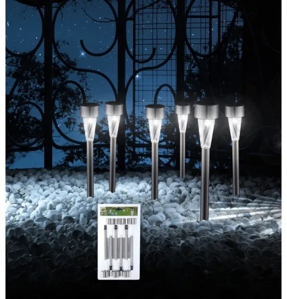 Globo 3386-6 - SADA 6x LED Solárna lampa LED/1,2V IP44