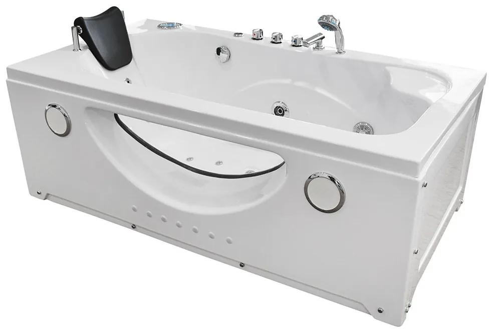 M-SPA - Kúpeľňová vaňa SPA TURBO s hydromasážou 168 x 86 x 60 cm