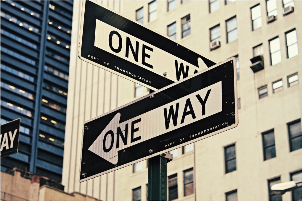 Obraz - New York ONE WAY (90x60 cm)