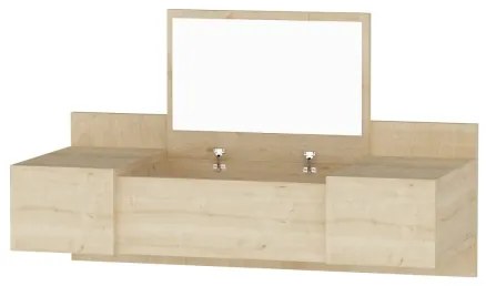 Toaletný stolík ZAKKUM 33x100 cm béžová