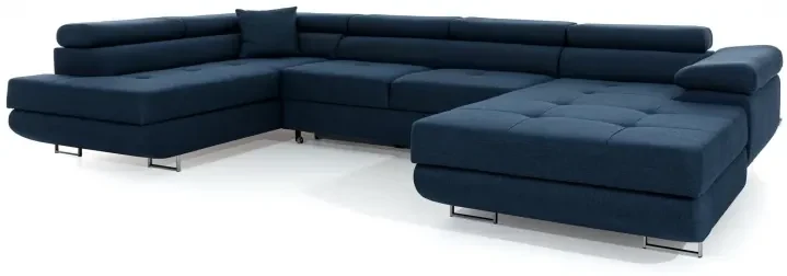 Sedacia súprava Roberto, pravá, vínová (matt velvet 68)