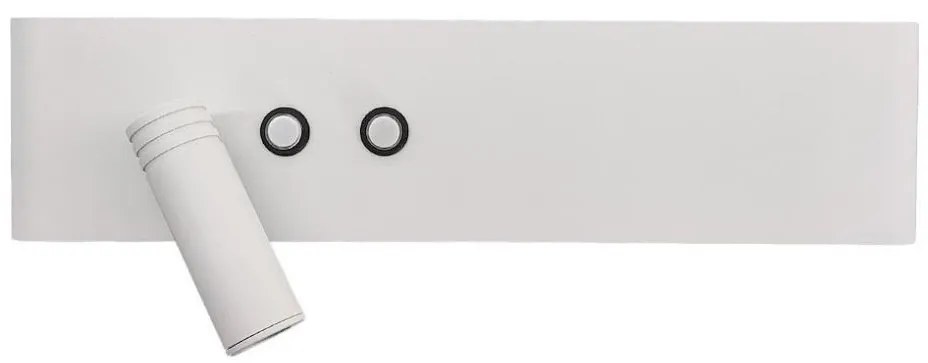 LED nástenné bodové svietidlo RESORT LED/10W/230V + LED/3W biele ľavé