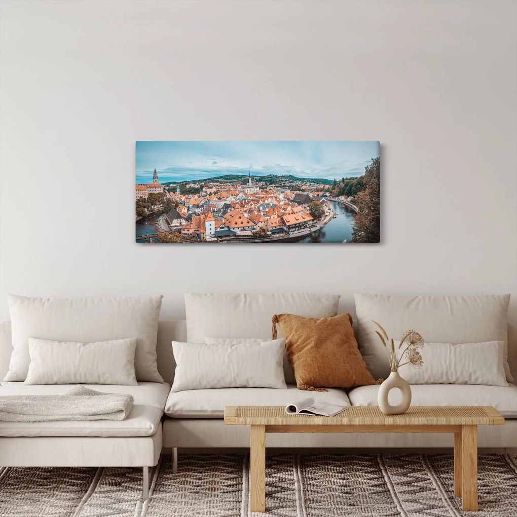 Obraz - Český Krumlov (120x50 cm)