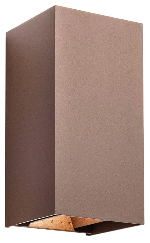 Vonkajšie nástenné svietidlo REDO VARY 2x10W 3000K 90554
