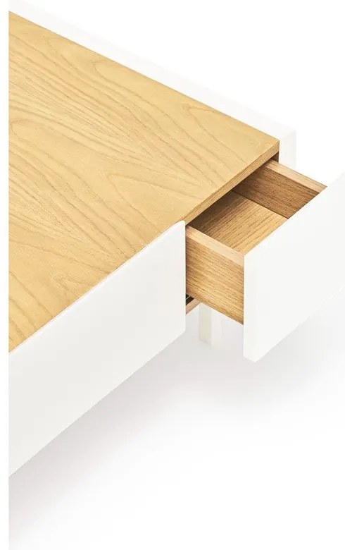 Biely konferenčný stolík Teulat Arista