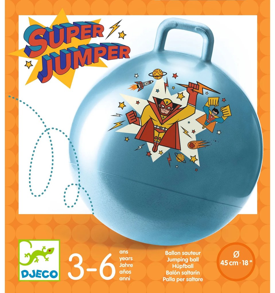 Detská skákacia lopta - superhrdina