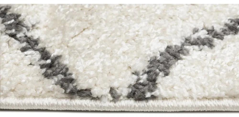 Kusový koberec shaggy Piata krémový 140x200cm