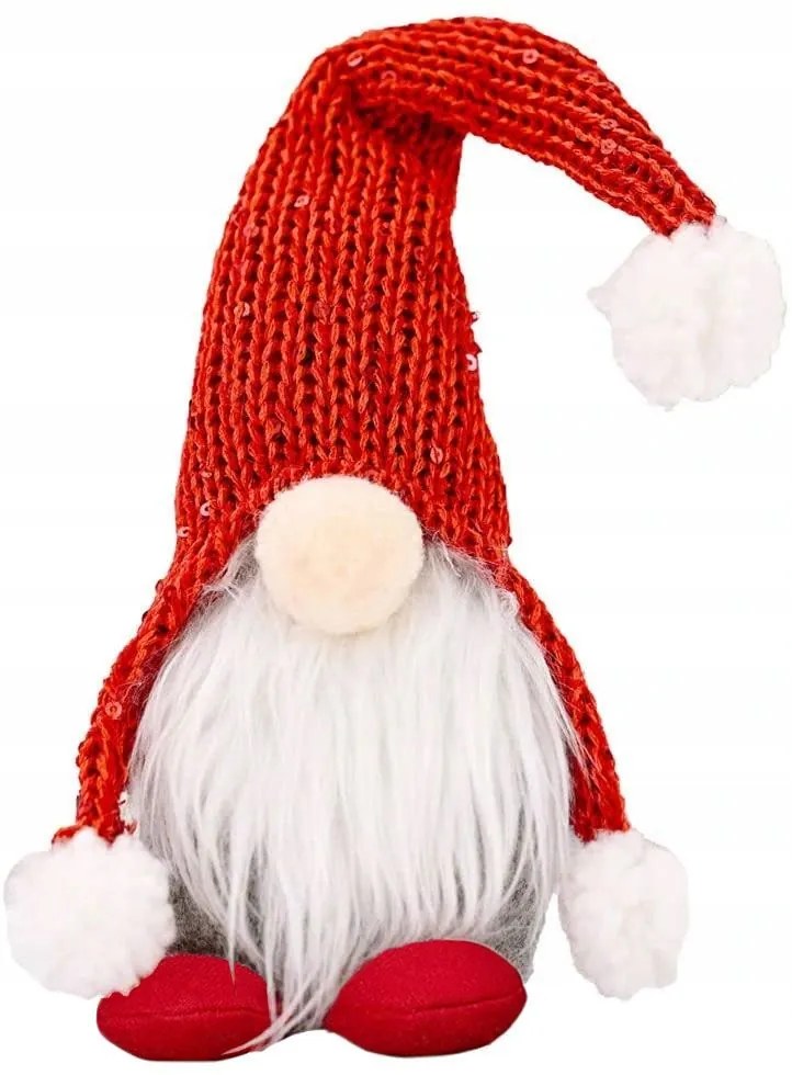 Tutumi - Vianočný trpaslík 33cm YX061, červená, CHR-03011