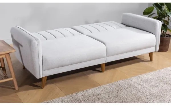 Rozkladacia dvojmiestná pohovka KITO krémová