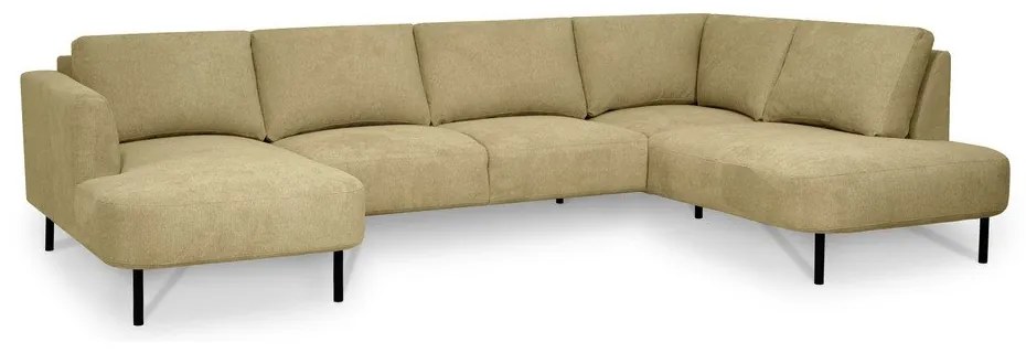 Okrovožltá rohová pohovka (pravý roh/do "U") Hero – Scandic