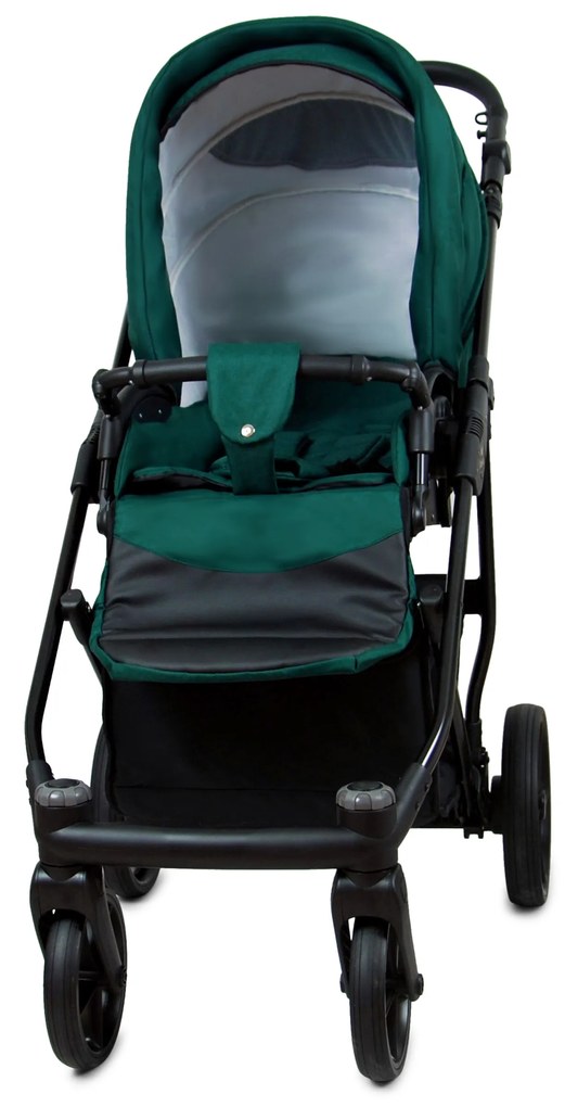 Detský kočík 3v1 BabyLux AIR ALU Bottle Green