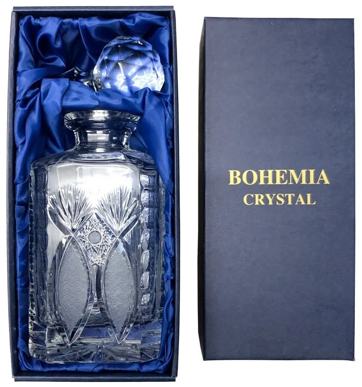 Onte Crystal Bohémia Crystal ručne brúsená karafa na whisky Exclusive 800 ml