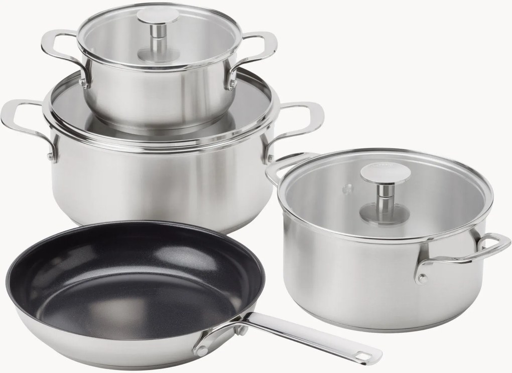 Súprava na varenie's nepriľnavým povrchom KitchenAid, 7 ks