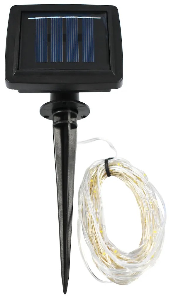 Ecolamp Solárna LED svetelná reťaz Micro, 15m