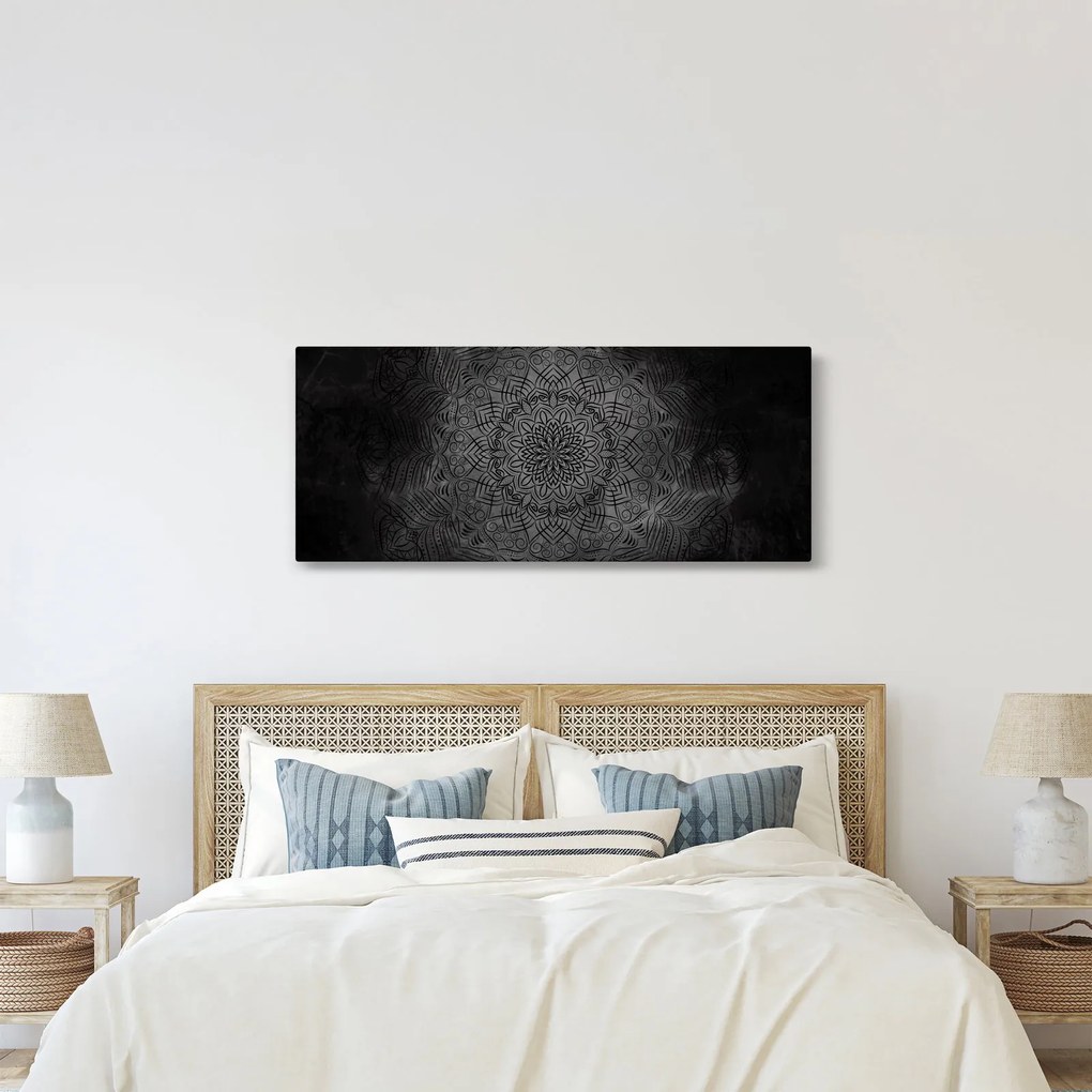 Obraz - Mystická mandala (120x50 cm)
