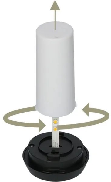 SADA 4x LED Solárna lampa 4xLED/3,6V 1xAAA IP44 100 mAh