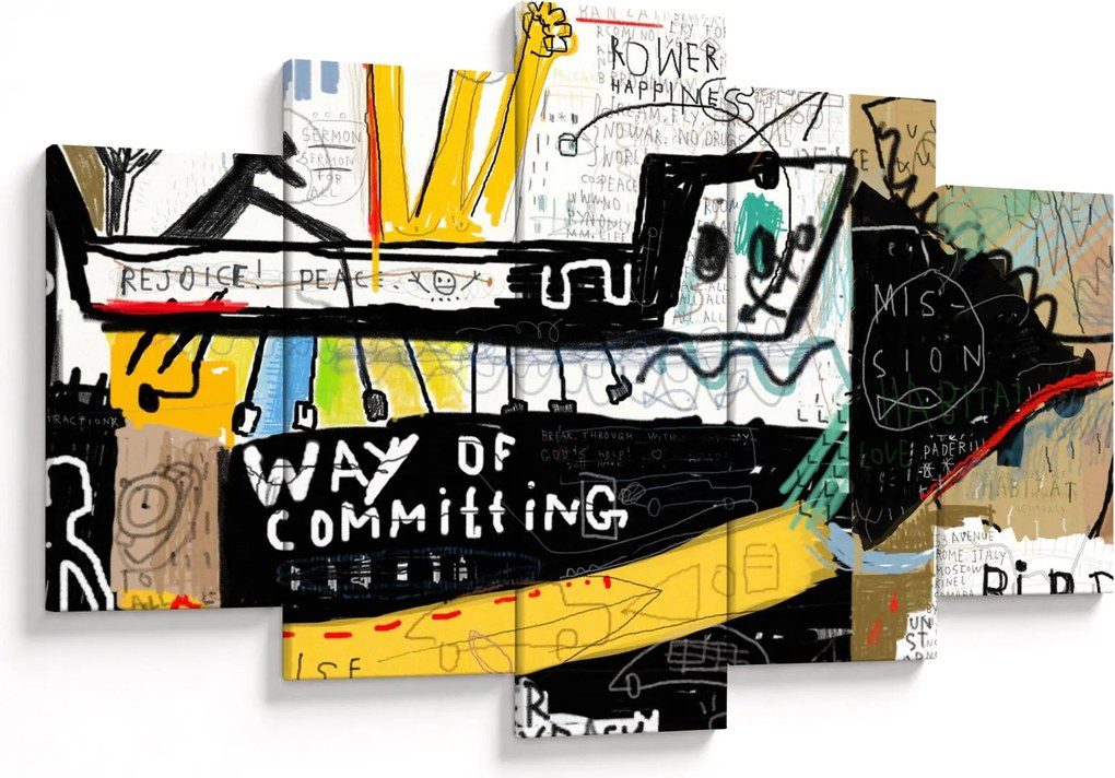 Obraz - Graffiti (150x105 cm)